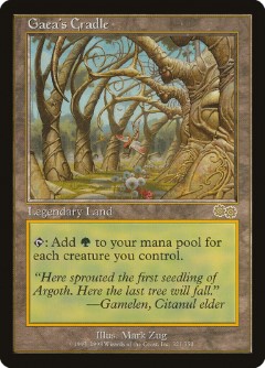 Gaea's Cradle Urza's Saga